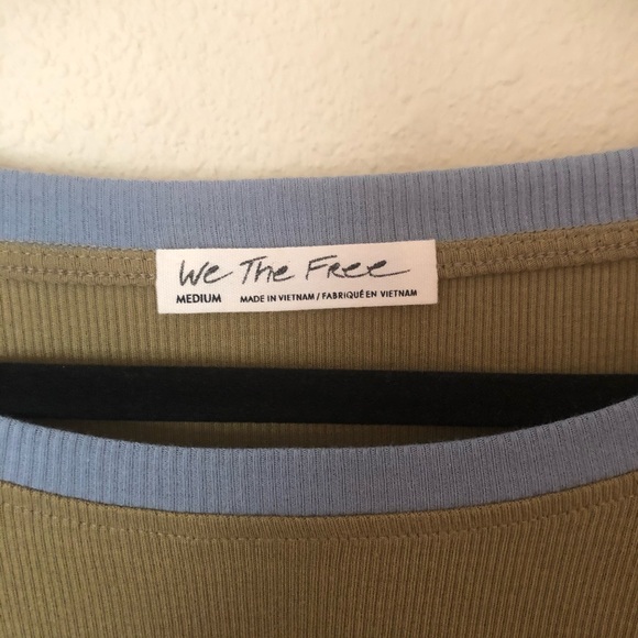 We The Free Army Combo Oversized Top - Picture 3 of 7